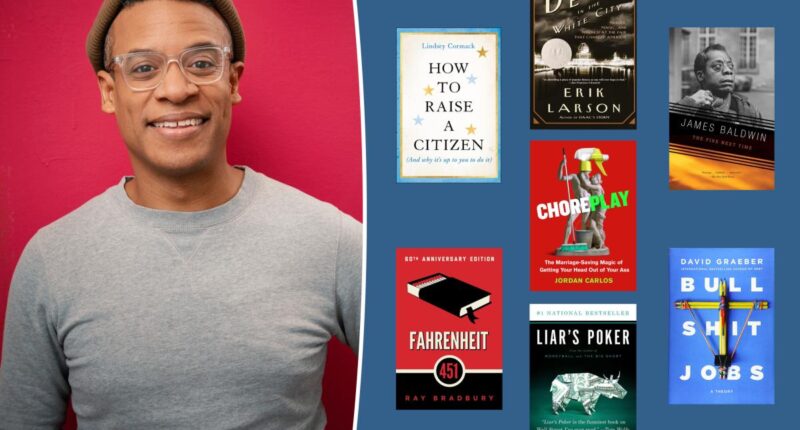 Comedian Jordan Carlos shares his favorite books