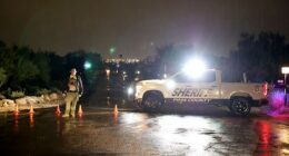 Roads were closed off near the residence as the SWAT raid continued