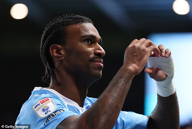 Haji Wright's hat-trick sent Coventry back to the top of the Championship as they beat Middlesbrough 3-1