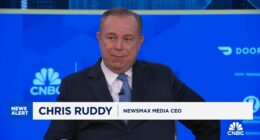 Data PROVES Newsmax's Chris Ruddy is Trying to Tie Trump to Unpopular Policy.