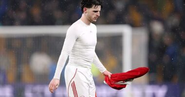 Declan RIce admitted Arsenal's players had 'firm' conversations after the draw at Molineux