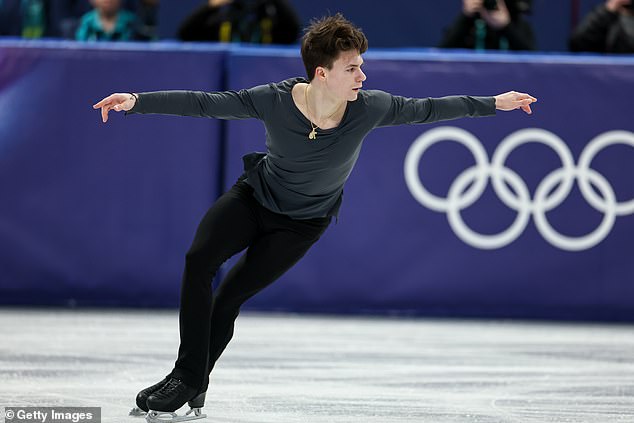 US figure skater Maxim Naumov finished 20th in the Winter Olympic men's single skating