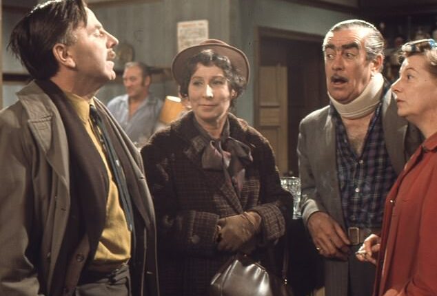 EastEnders actress Elizabeth Kelly (Pictured centre in 1960) has died at the age of 104 after a 40-year television career