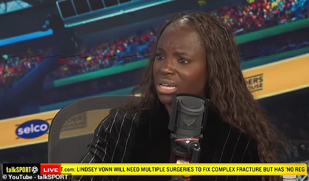 Eni Aluko will distance herself from UK broadcasting because it has become 'very toxic' for her