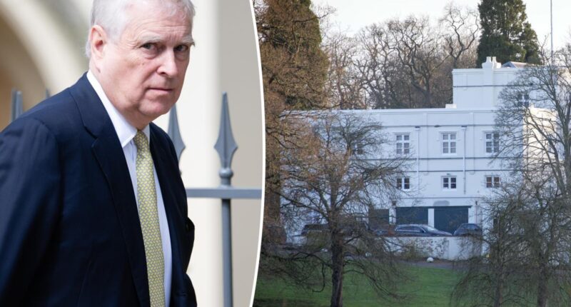 Ex-Prince Andrew officially moves out of Royal Lodge