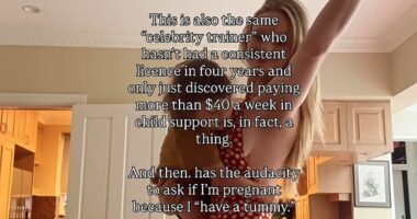 Simone Holtznagel, 33, and Jono Castano, 35, have had a very public bust-up online after the model launched a scathing attack against her ex late on Friday night