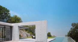 Explore the world's five most beautiful swimming pools, from a divisive red-tiled design to a historic rooftop venue in Bath