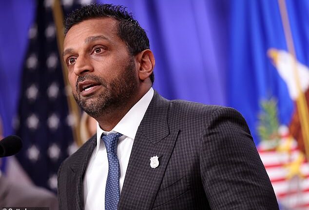 FBI director Kash Patel has flown to Italy but officials insist he is there for a business trip