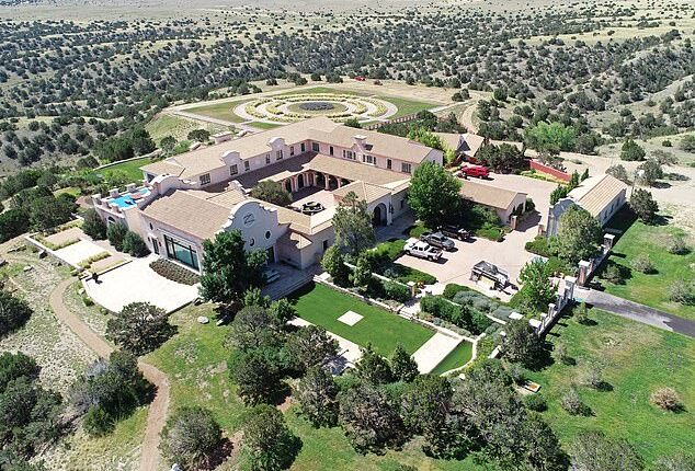The FBI was warned that Jeffrey Epstein could have been destroying evidence in an incinerator after a 'suspicious barn' was built on his Zorro Ranch (pictured), where he allegedly buried 'strangled girls'