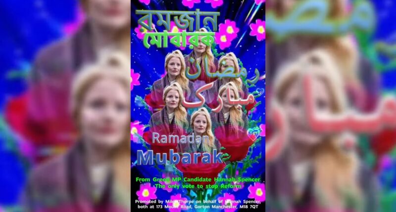 Far-Left Greens Court Muslim Vote in UK Special Election with Urdu-Language Ad Campaign.