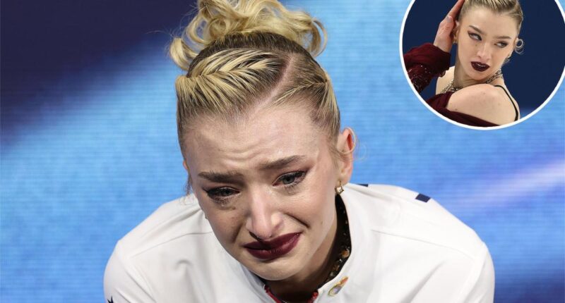 Figure skater Amber Glenn breaks down in tears over devastating Olympics 2026 mistake