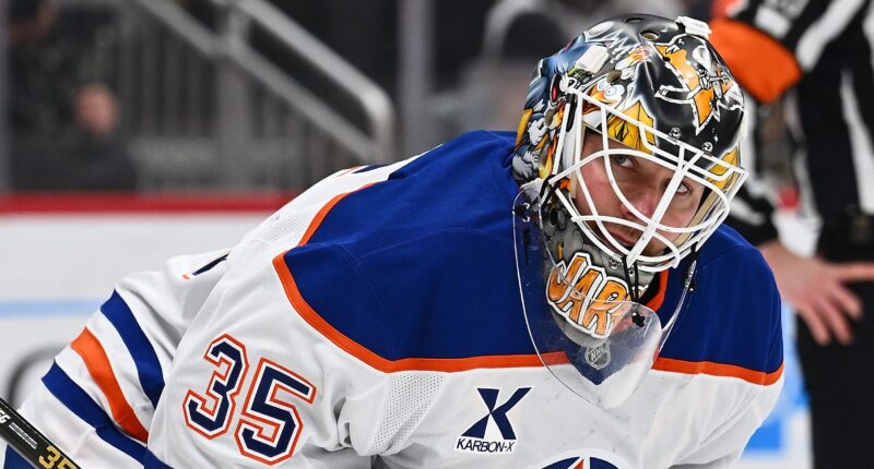 Flames Mock Oilers Goaltender Tristan Jarry Following Win