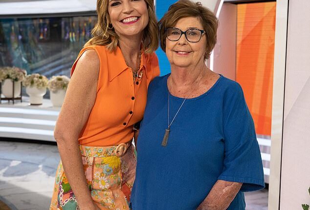 Today Show host Savannah Guthrie's mom, Nancy, has been missing since Sunday. The two are pictured on the NBC set in 2023