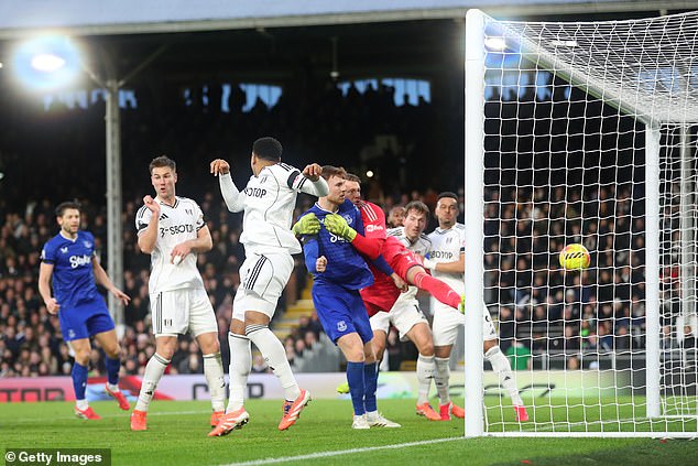 An own goal from Bernd Leno earned Everton a crucial three points at Craven Cottage on Saturday