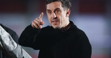 Gary Neville is believed to be angry with influencers posing in front of his Manchester house