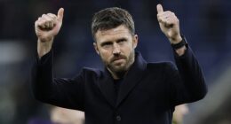 Gary Neville believes Michael Carrick (centre) shouldn't be given the full-time Man United job