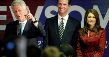 The best was not yet to come in the marriage of Democratic California Governor Gavin Newsom and Greek Ambassador Kimberly Guilfoyle, who were married for about three years, more than a decade before her relationship with Donald Trump Jr. In Newsom's new book, Young Man in a Hurry: A Memoir of Discovery - likely a precursor for a 2028 presidential bid - he wrote about the early warning signs that the couple was doomed. And he also revealed when he knew it was over. It came as he defied both state and federal law to allow the practice of marrying same-gender couples in San Francisco during his early tenure as mayor of the city in 2004. 'I saw something in those marriages that I did not see in my own,' he wrote.