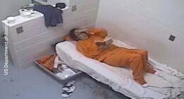 Surveillance footage released in the Epstein files of Ghislaine Maxwell, 64,  in her prison cell in the notorious Metropolitan Detention Center in Brooklyn in July of 2020