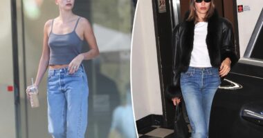 Hailey Bieber's favorite Levi's jeans are on sale right now