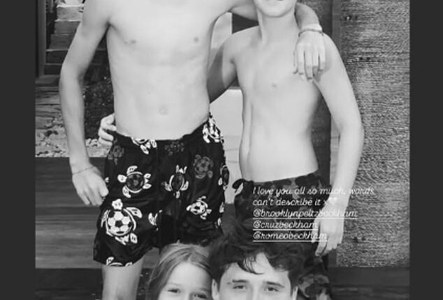 Harper Beckham has become the latest member of the family to offer an olive branch to her estranged brother Brooklyn