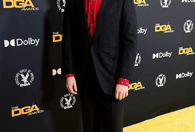 Harry Potter star Harry Melling is worlds away from Dudley Dursley as he mingled with A-listers at the Directors Guild of America Awards