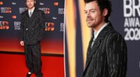 Harry Styles rocks Chanel suit, ballet flats at 2026 BRIT Awards