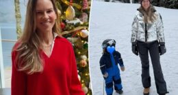 Hilary Swank shares rare photo with son 2-year-old son, Ohm