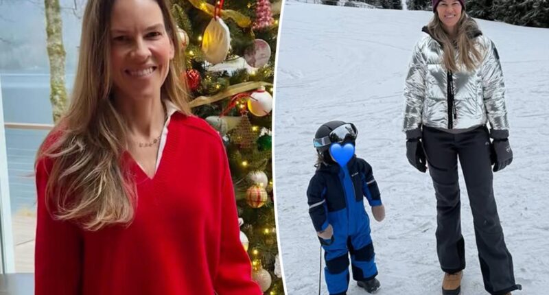 Hilary Swank shares rare photo with son 2-year-old son, Ohm