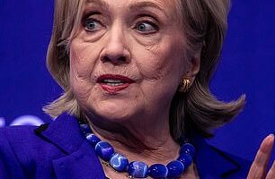 Hillary Clinton has shocked onlookers with her very youthful visage during her appearance at the Jeffrey Epstein deposition. Clinton pictured on Thursday (pictured in 2023)