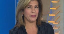 Hoda Kotb returned to the Today show on Friday as the hunt for Nancy Guthrie continues