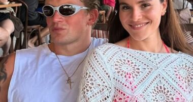 Holly Ramsay and Adam Peaty continued soaking up the sun as they shared the latest glimpse of their honeymoon in Australia  on Friday