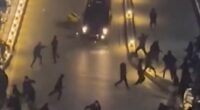 A horrific new video has emerged showing an Iranian regime truck speeding into a crowd and running over protestors
