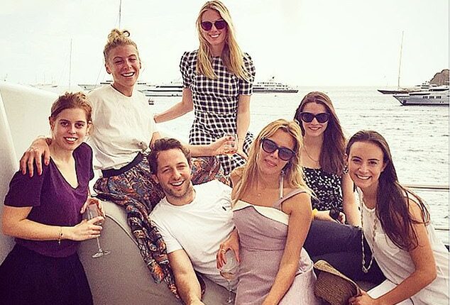 In 2015, Beatrice booked time off for 17 holidays as she hit the slopes in Verbier, partied in St Tropez and Ibiza, and lounged on yachts with some of the world's most rich and famous