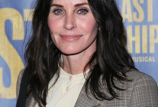 Courteney Cox previously detailed how she would undergo just one procedure at a time - which ultimately resulted in a 'domino effect' of alterations - and left her unable to realize the extent of her changing appearance (pictured in 2020)