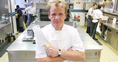 As for grudges, once he¿s made one Gordon Ramsay (pictured) certainly knows how to hold it ¿ as his daughter¿s new mother-in-law, Caroline Peaty, can certainly attest