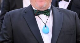 John Davidson is pictured here arriving at the BAFTA British Academy Film Awards at London's Royal Festival Hall on the evening of Sunday 22 February 2026