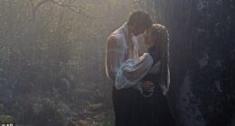 How racy IS Wuthering Heights? As 'hyper-sexualised' film is slapped with a 'severe' content warning, here's exactly what's shown (pictured: Jacob Elordi and Margot Robbie)