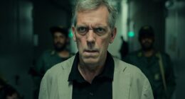 Hugh Laurie as Eric Peterson in Apple TV's Tehran, which was co-created and produced by Dana Eden