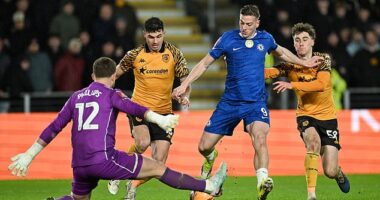 Hull City fans have been arrested after aiming homophobic chants at Chelsea on Friday night