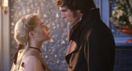 Margot Robbie and Jacob Elordi as the troubled lovers Cathy and Heathcliff in Emerald Fennell's new film adaptation