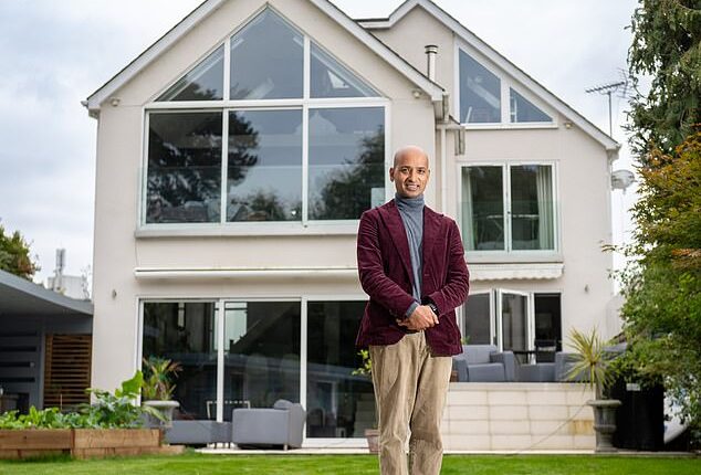 Rippon Ray (pictured), 44, left Hackney, London, and moved to Surrey's exclusive Weybridge in April last year- but things didn't go as smooth as expected