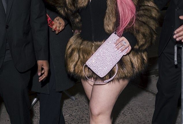 Ice Spice turned heads as she attended Alexander Wang's art event in New York City on Thursday evening