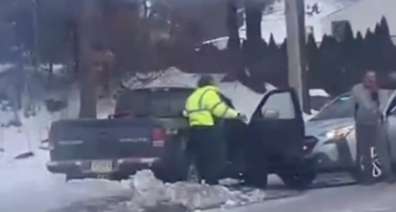 Illegal Immigrant Rams Law Enforcement, ICE Shoots Out His Tires.