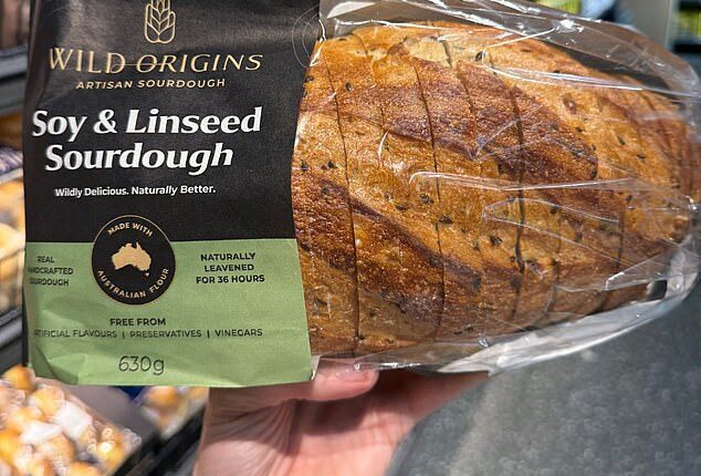 Dietitian Jess Burvill shared her top healthy food finds at Aldi - including Wild Origins Soy & Linseed Sourdough, $4.99