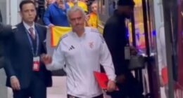 Jose Mourinho watched Benfica's Champions League clash at Real Madrid on the team bus