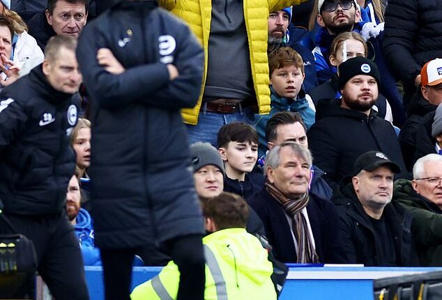 Brighton fans have turned on manager Fabian Hurzeler in recent weeks, chanting 'you're getting sacked in the morning' during the 1-0 defeat by rivals Crystal Palace last Sunday