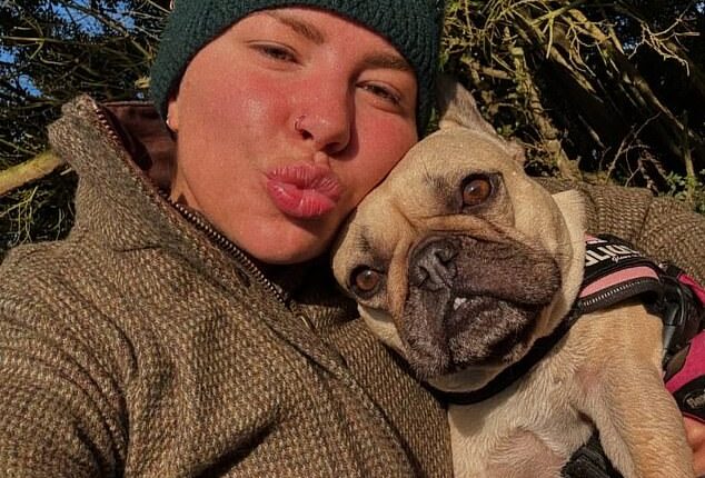 This high-maintenance breed ends up racking up a lifetime of vet bills due to controversial breeding; which guarantees a compact pup with a flat, large head and tiny body. Ex-Love Islander Olivia Bowen with her Frenchie Winnie