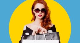 'When I received my first bonus of £1,000, I went straight to Louis Vuitton and bought a wallet. It was a sign of things to come' (Posed by model)