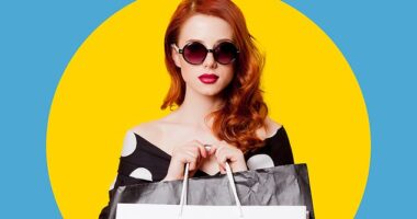 'When I received my first bonus of £1,000, I went straight to Louis Vuitton and bought a wallet. It was a sign of things to come' (Posed by model)