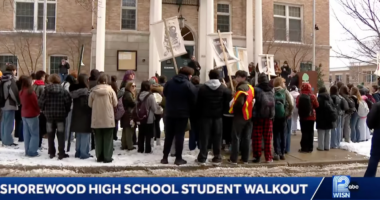 Student anti-ICE walkout